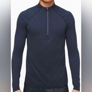 Lululemon Athletica Men's Deep Blue Long Sleeve Shirt
